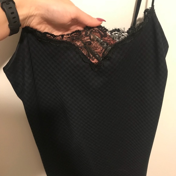 Zara gingham print with lace mini dress - Picture 4 of 4